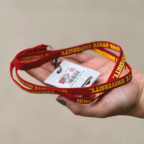 Iowa State University Cardinal Lanyard 3/8"